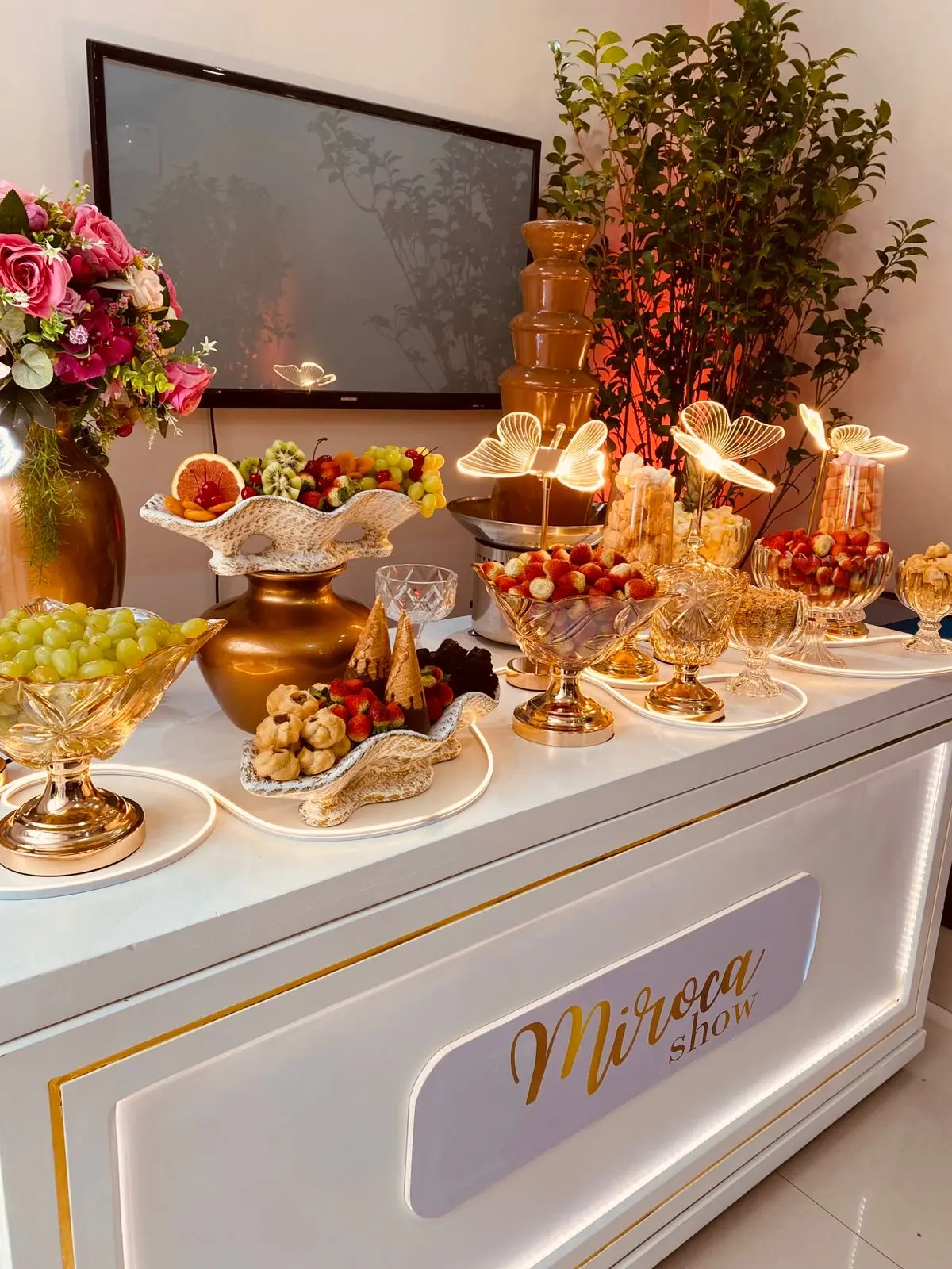 Mesa sofisticada para casamento